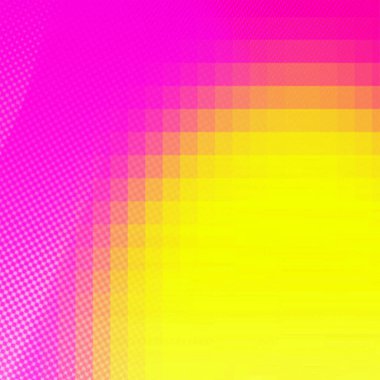 Pembe ve sarı soyut kare arkaplan çizimi. Fikirleriniz için Basit Tasarım, Ad, poster, afiş, satış, kutlamalar ve çeşitli tasarım çalışmaları için en uygun ortam.