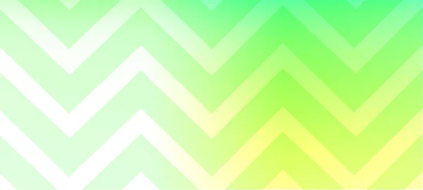 緑のジグザグ波パターン抽象的なワイドスクリーンパノラマ背景 あなたのアイデアのためのシンプルなデザイン 広告に最適な ポスター バナー お祝いや様々なデザイン作品 — ストック写真