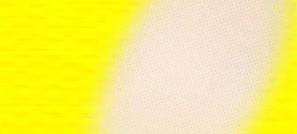 オンライン広告 ポスター バナー ソーシャルメディア カバー イベントやデザイン作品のためのコピースペースと黄色の色の無地のパノラマワイドスクリーン背景抽象的なイラスト — ストック写真