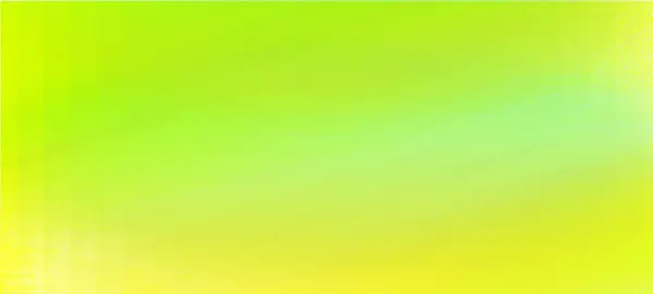 Verde Amarelo Fundo Gradiente Misto Panorama Widescreen Ilustração Com Espaço — Fotografia de Stock