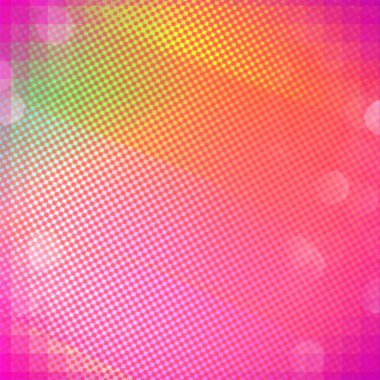 Renkli bir geçmiş. Fotokopi alanı olan boş bokeh kare resimleme, sosyal medya, hikaye, afiş, poster, reklam, kutlama ve çeşitli tasarım çalışmaları için kullanılabilir