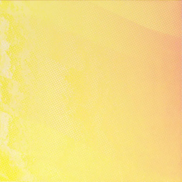 Fundo Abstrato Amarelo Liso Ilustração Fundo Quadrado Vazio Com Espaço — Fotografia de Stock