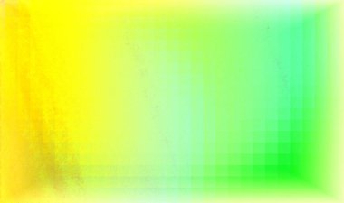 Yeşil ve sarı arkaplan. Fotokopi alanı olan boş arkaplan, çevrimiçi reklamlar, afişler, afişler, satış, parti, ppt ve çeşitli tasarım işleri için en uygun ortam