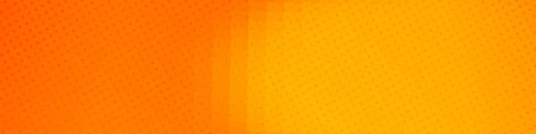 Orange panorama background. Plain backdrop with copy space, Best suitable for online Ads, poster, banner, sale, celebrations and various design works