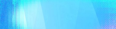 Mavi renkli arka plan. Boş panorama resimleme, sosyal medya promosyonları, etkinlikler, afişler, posterler, satış, parti ve çevrimiçi web reklamları için kullanılabilir