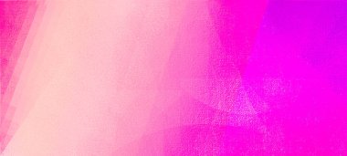 Pembe renk geniş ekran arkaplan. Kopya alanı olan boş arkaplan, sosyal medya promosyonları, etkinlikler, afişler, posterler, yıldönümü, parti ve çevrimiçi web reklamları için kullanılabilir