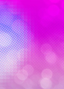 Pembe bokeh gruplandırma, metin için kopyalama alanı olan dikey pankart, çevrimiçi reklamlar, poster, pankart, satış, kutlamalar ve çeşitli tasarım işleri için en uygun yer