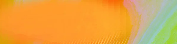 Orange panorama background with copy space for text or image, Best suitable for online Ads, poster, banner, sale, and various design works