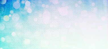 Metin veya resim için kopya alanı olan mavi desenli bokeh geniş ekran arkaplan, sosyal medya, hikaye, pankart, poster, Ad, olaylar, parti ve çeşitli tasarım işleri için kullanılabilir