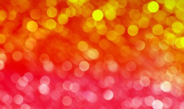 Metnin veya resmin için boş alanı olan kırmızı bokeh arkaplanı, biz