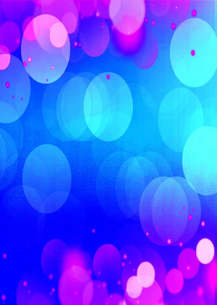 Blue Color Bokeh Vertical Background Copy Space Text Image Usable — Stock Photo, Image