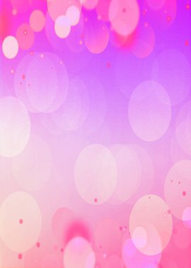 Pembe bokeh dikey arkaplan, metin veya resimleriniz için kopya alanı, mevsimsel, bayram, olay, kutlamalar, Ad, Poster, Satış, Banner, Parti ve çeşitli tasarım çalışmaları için uygun