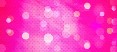 Pembe bokeh geniş ekran arkaplanı mevsimsel, tatiller, olay ve metin veya resimleriniz için kopya alanı olan kutlamalar için