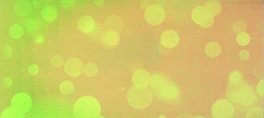 Mevsimsel, tatil, olay ve metin veya resimleriniz için kopya alanı olan kutlamalar için yeşil bokeh geniş ekran arkaplanı