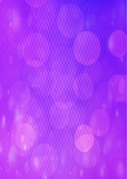 Фиолетовый боке вертикальный фон для сезонных праздников, праздников, событий и торжеств