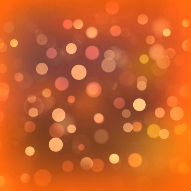 Turuncu bokeh ışıkları mevsimlik, tatiller, etkinlik kutlamaları ve çeşitli tasarım çalışmaları için arka plan