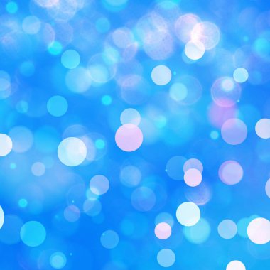 Mevsimlik, bayramlık, etkinlik kutlamaları ve çeşitli tasarım çalışmaları için mavi ışık arka planı