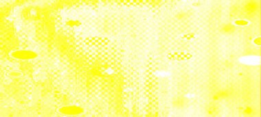 Pankart, poster, mevsimlik, tatiller, olay ve metin için metin alanı veya resimleriniz olan kutlamalar için sarı geniş ekran bokeh arkaplanı