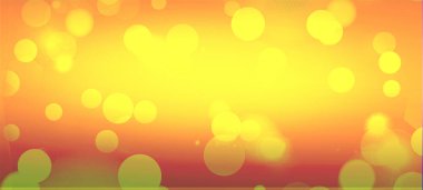 Pankart, poster, mevsimlik, bayram, olay ve kutlamalar için sarı, turuncu bokeh arkaplan