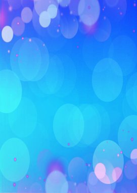 Pankart, poster, mevsimlik, bayram, olay ve metin veya resimleriniz için kopya alanı olan kutlamalar için mavi bokeh arkaplan