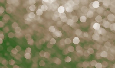 Pankart, poster, mevsimlik, bayram, olay ve metin veya resimleriniz için kopya alanı olan kutlamalar için yeşil bokeh arkaplanı