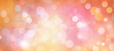 Mevsim, olay, kutlama ve tasarım çalışmaları için turuncu bokeh arkaplanı