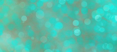 Mavi geniş ekran bokeh arkaplan. Pankartlar, posterler ve çeşitli tasarım çalışmaları için basit tasarım arkaplanı