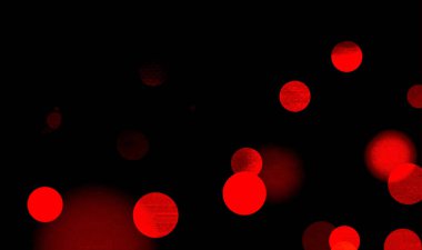 Parti, Yıldönümü, Doğum Günleri ve çeşitli tasarım çalışmaları için siyah, kırmızı bokeh arkaplan pankartı mükemmel