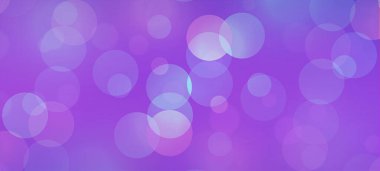 Mor bokeh arkaplanı Banner, Poster, Yıldönümü ve çeşitli tasarım çalışmaları için mükemmel