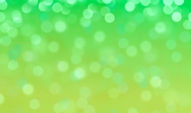 Yeşil bokeh arkaplan pankartı, Parti için mükemmel yıldönümü, selamlar, poster, reklam, etkinlikler ve çeşitli tasarım çalışmaları