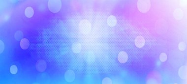 Banner, Poster, Kutlamalar ve çeşitli tasarım çalışmaları için mavi geniş ekran bokeh arkaplanı