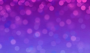 Parti, reklam, olay, poster ve çeşitli tasarım çalışmaları için mor bokeh arkaplan pankartı