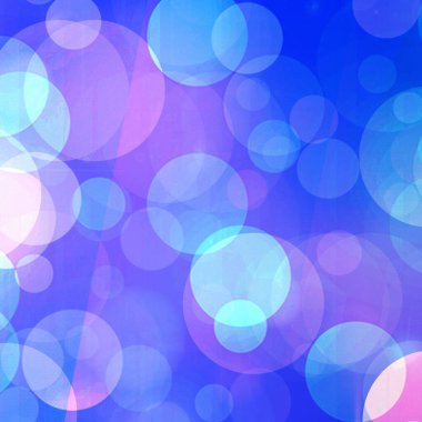 Parti, reklam, olay, poster ve çeşitli tasarım çalışmaları için mavi bokeh arkaplan pankartı