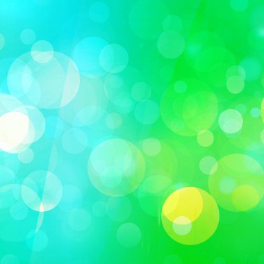 Parti, reklam, olay, poster ve çeşitli tasarım çalışmaları için yeşil bokeh arkaplan pankartı