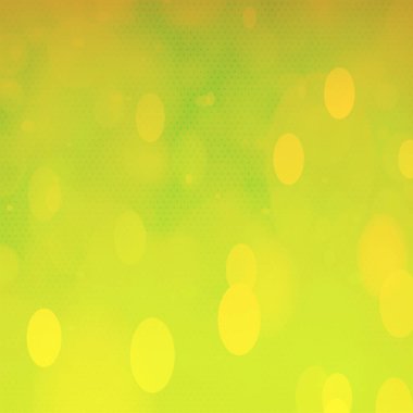 Parti, reklam, olay, poster ve çeşitli tasarım çalışmaları için sarı bokeh arkaplan pankartı