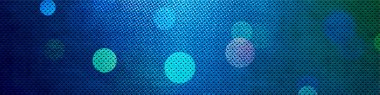 Banner, Poster, reklam, kutlama ve çeşitli tasarım çalışmaları için mavi panorama bokeh arkaplan
