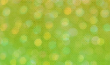 Pankart, poster, reklam, kutlamalar ve çeşitli tasarım çalışmaları için yeşil bokeh arkaplan