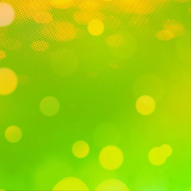 Sancak, poster, reklam, kutlamalar ve çeşitli tasarım çalışmaları için yeşil bokeh kare arkaplan