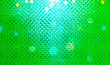 Parti için yeşil bokeh arkaplan pankartı, selamlar, poster, reklam, etkinlikler ve çeşitli tasarım çalışmaları