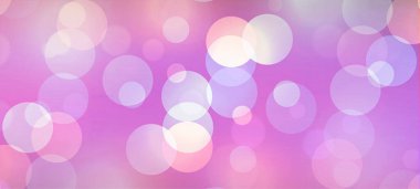 Parti, reklam, olay, yıldönümü ve çeşitli tasarım çalışmaları için mükemmel bir Pembe Bokeh arkaplan pankartı