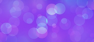 Banner, Poster, kutlama, olay ve çeşitli tasarım çalışmaları için mor bokeh geniş ekran arkaplanı