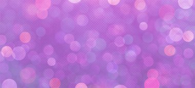 Banner, Poster, kutlama, olay ve çeşitli tasarım çalışmaları için mor bokeh geniş ekran arkaplanı