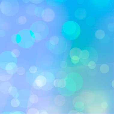 Banner, Poster, kutlama, olay ve çeşitli tasarım çalışmaları için mavi bokeh kare arkaplan