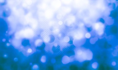 Pankart, poster, Parti, Yıldönümü, selamlar ve çeşitli tasarım çalışmaları için mavi bokeh arkaplan