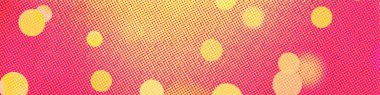Banner, Poster, kutlama, olay ve çeşitli tasarım çalışmaları için Pembe Bokeh Panorama arka planı