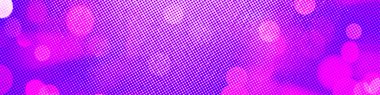 Mor panorama bokeh arkaplanı. Pankart, poster, olaylar ve çeşitli tasarım çalışmaları için basit tasarım