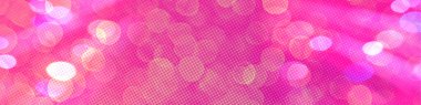 Pembe panorama bokeh arka planı. Pankart, poster, olaylar ve çeşitli tasarım çalışmaları için basit tasarım