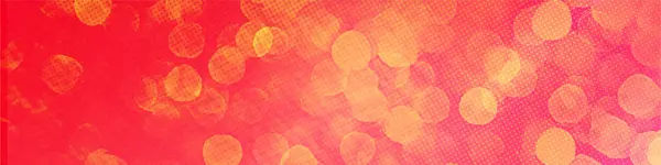 Red Panorama Bokeh Background Simple Design Banner Poster Events Various — Stock Photo, Image