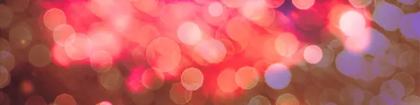 Pink Panorama Bokeh Background Simple Design Banner Poster Events Various — Stock Photo, Image