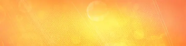 Orange Panorama Bokeh Background Simple Design Banner Poster Events Various — Stock Photo, Image